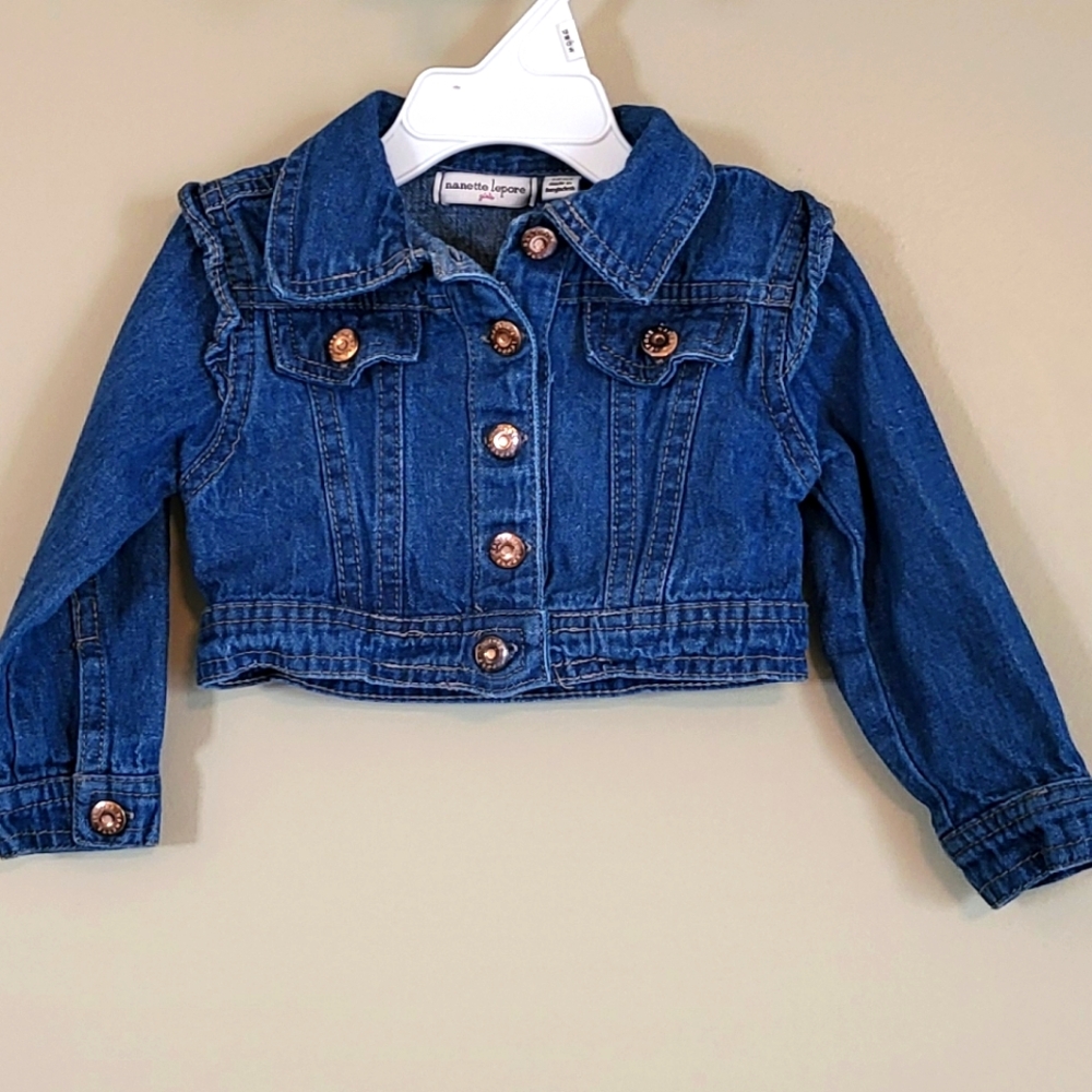 Girl's crop denim jacket